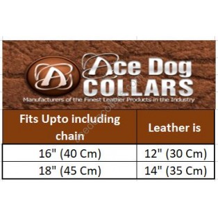 Ace Dog Collars: Padded HALF CHECK Genuine Leather Dog Collar (Pink)